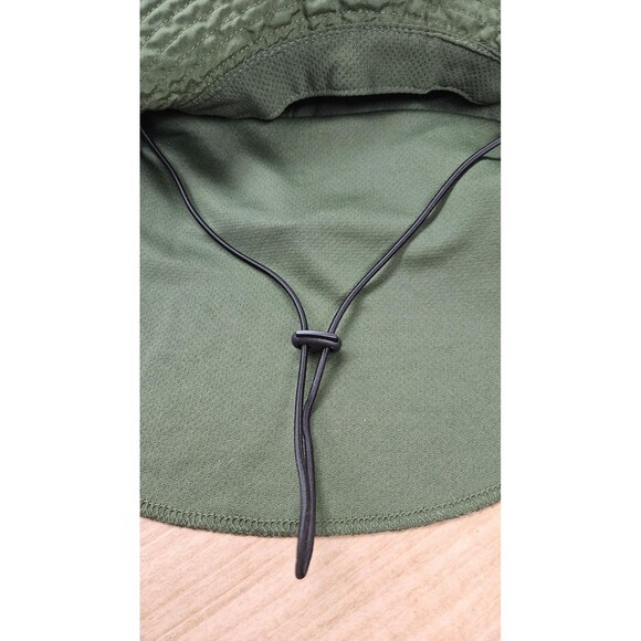 Red Head Hat Boonie Bucket Men/Women One Size Green Neck Flap Sun Hiking Fishing - Picture 5 of 11